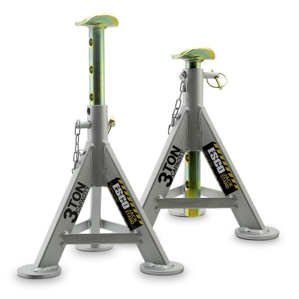 Esco/Equipment Supply Co Jack Stand, 3 tons 10497